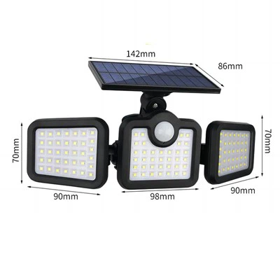 Lampu keamanan matahari terbaik dengan sensor gerak