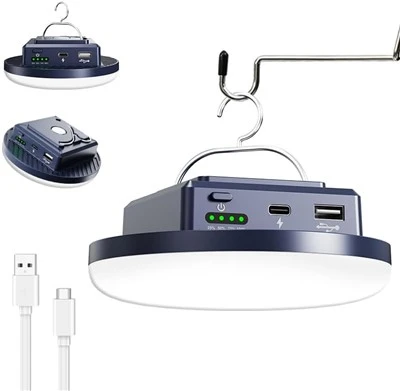 Lampu Kemah Portabel USB Luar Ruangan Dapat Diisi Ulang