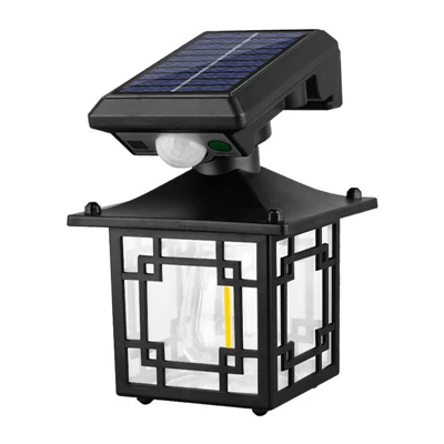 Lampu Dinding Taman Olar-Lampu Terpasang Dengan Sensor Gerak
