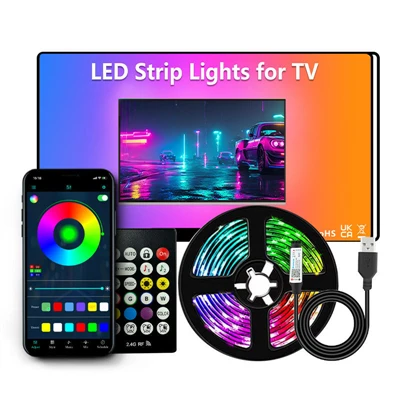 Lampu Latar TV Dibalik Lampu LED Strip