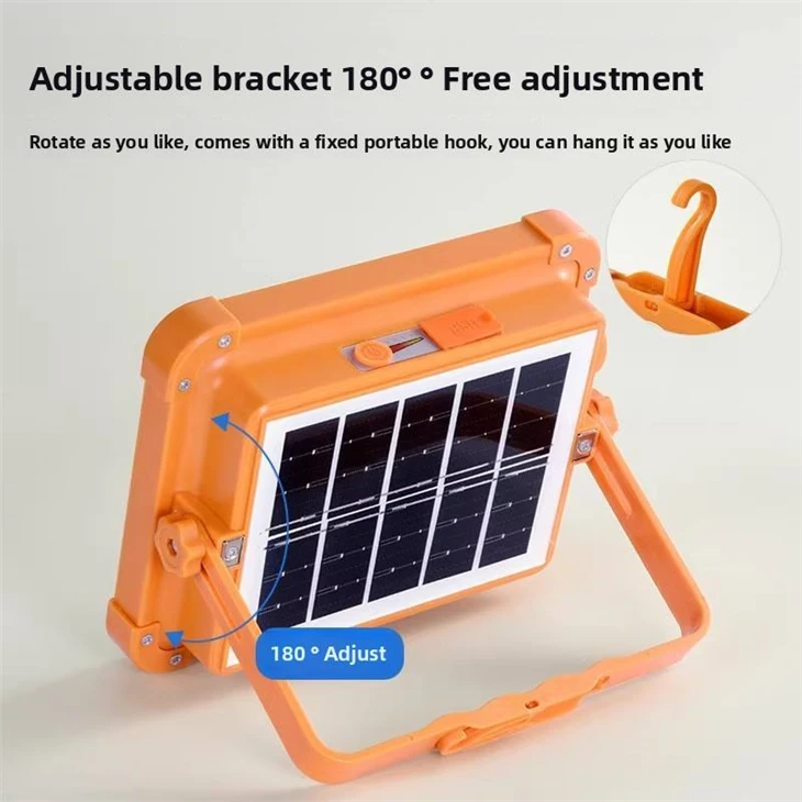 Solar Powered LED Flood Light IP66 Waterproof USB Battery Outdoor Rechargeable best